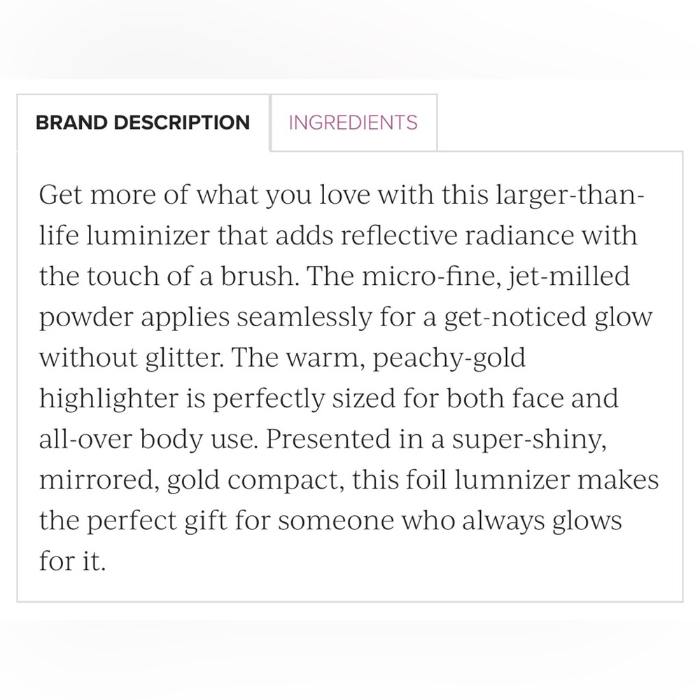 MARC JACOBS BEAUTY O!mega Glaze All-Over Foil Luminizer – #81 Showstopper NIB - Picture 7 of 7
